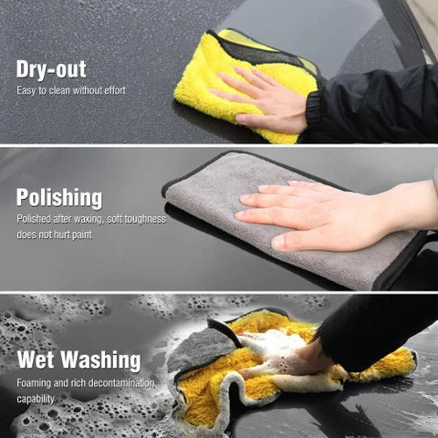 Microfiber Double Layer Towel - 800 GSM 40x40